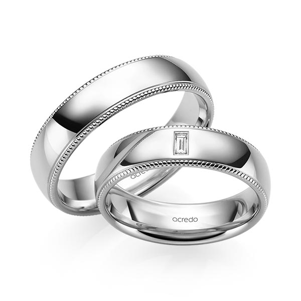 Trouwringen - Platina - S-1241-8