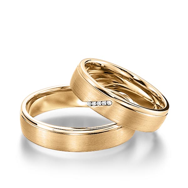 Trouwringen - Geel goud - S-1155-7