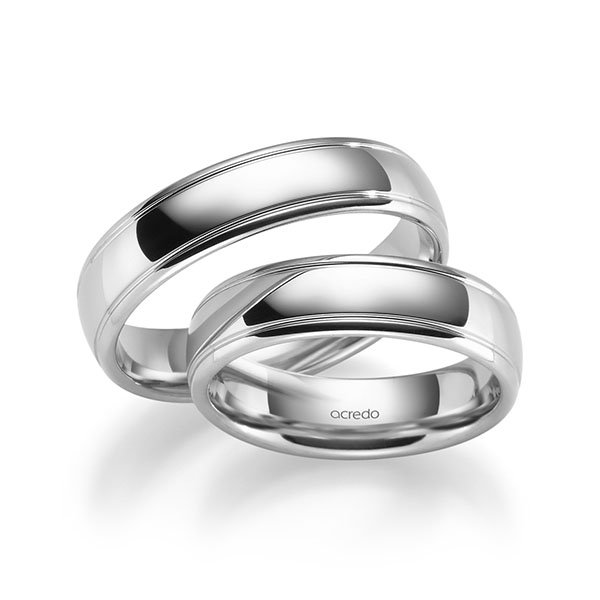 Trouwringen - Wit goud - S-1287-9