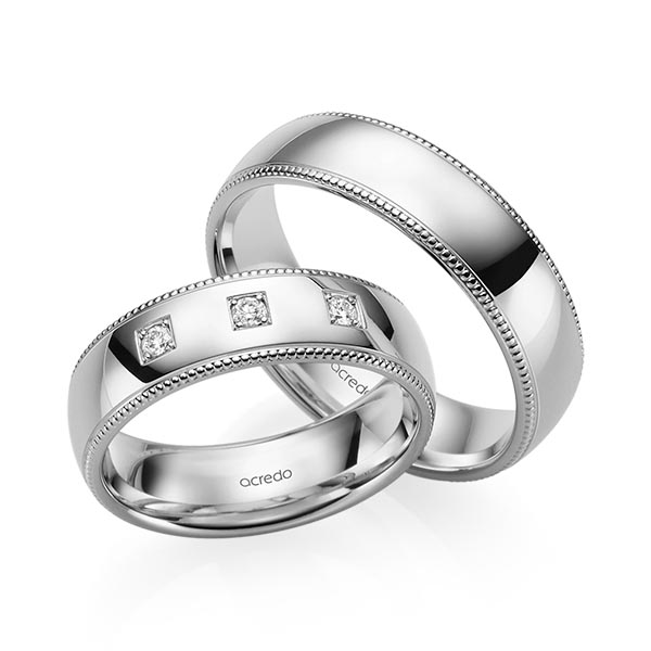 Trouwringen - Platina - S-1242-8