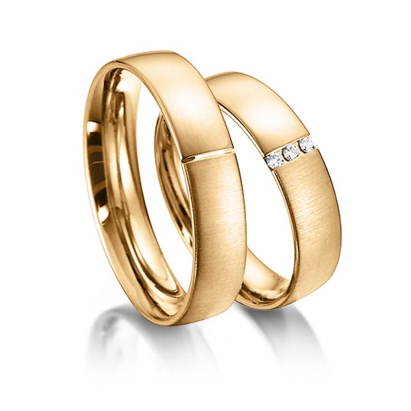 Trouwringen - Rosé goud - S-1147-2