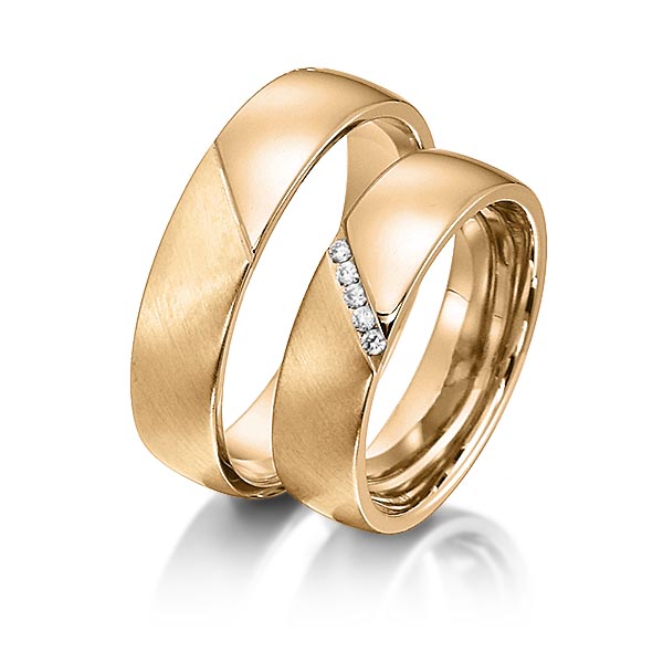 Trouwringen - Rosé goud - S-1148-2
