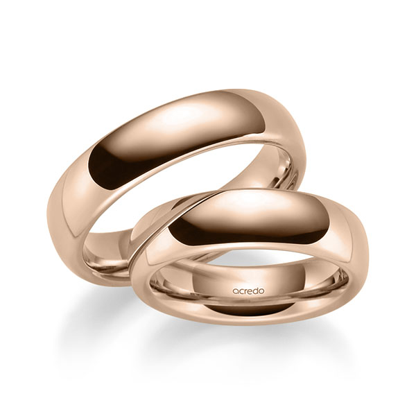 Trouwringen - Rood goud - S-1269-4