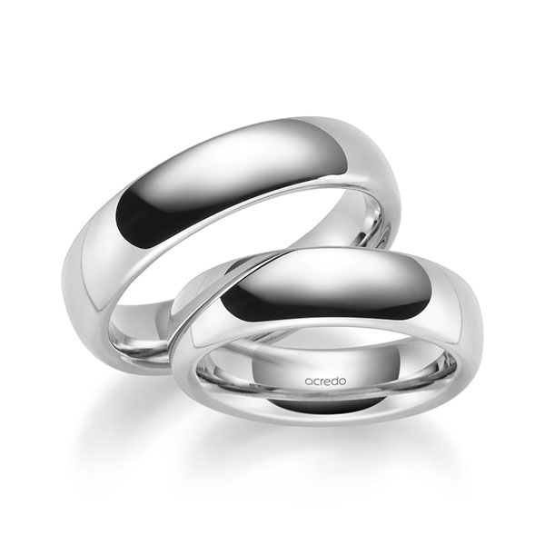 Trouwringen - Wit goud - S-1269-5