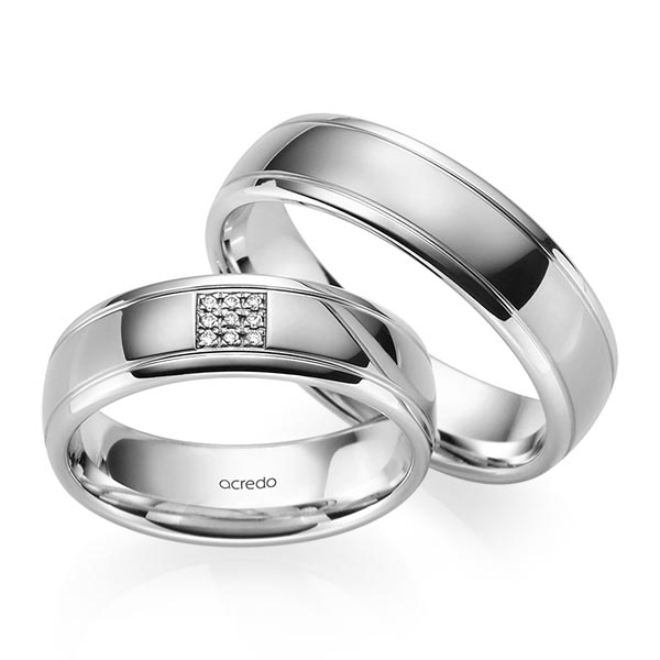 Trouwringen - Platina - S-1233-8