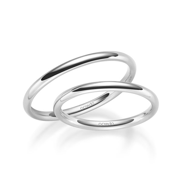 Trouwringen - Wit goud - S-1261-5
