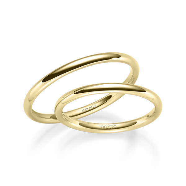 Trouwringen - Geel goud - S-1261-1
