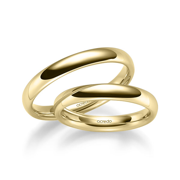 Trouwringen - Geel goud - S-1264-2