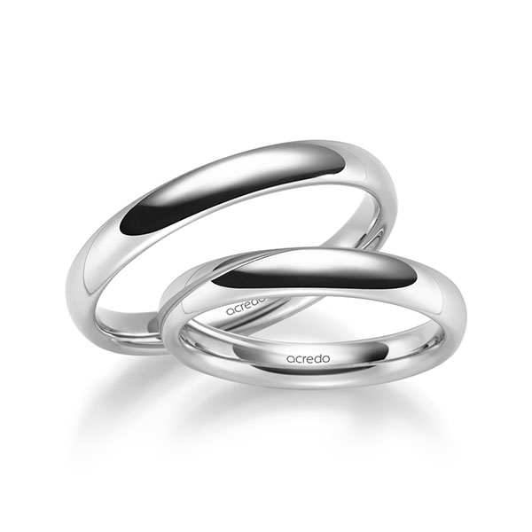 Trouwringen - Wit goud - S-1264-1