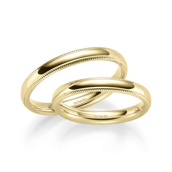 Trouwringen - Geel goud - S-1272-1
