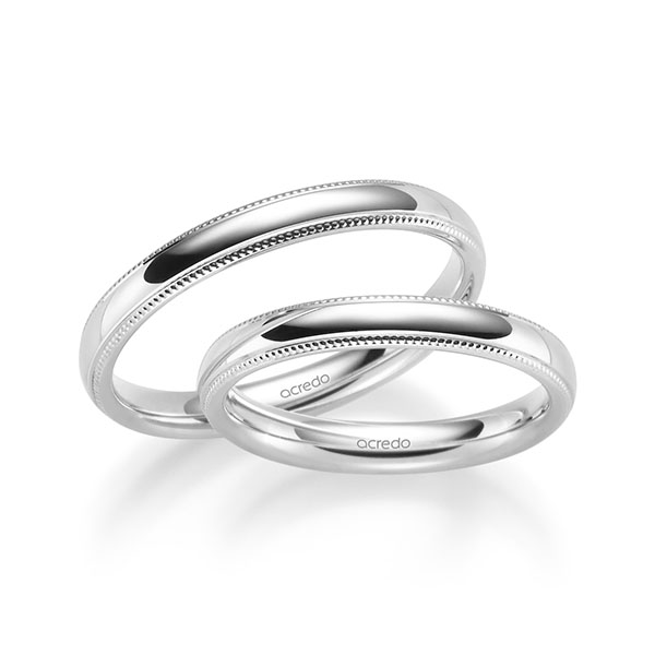 Trouwringen - Wit goud - S-1272-5