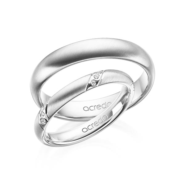 Trouwringen - Wit goud - A-1398-1