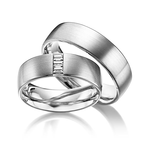 Trouwringen - Wit goud - A-6017-8