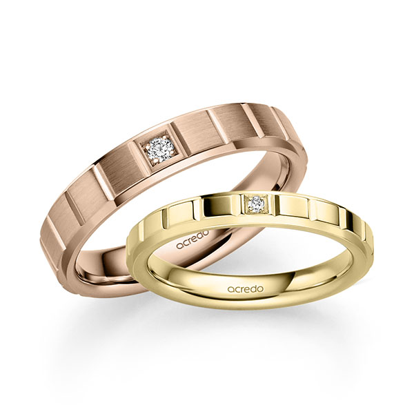Trouwringen - Geel goud - A-2495-12