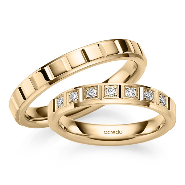 Trouwringen - Rosé goud - A-2564-3
