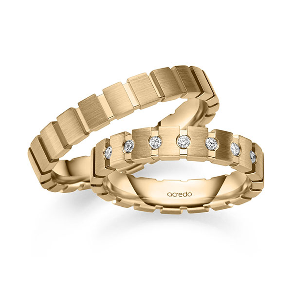 Trouwringen - Rosé goud - A-2656-3