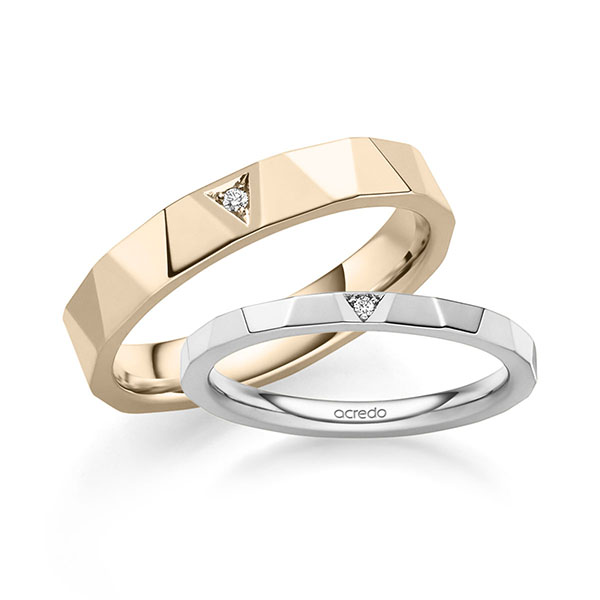 Trouwringen - Wit goud - A-2653-1