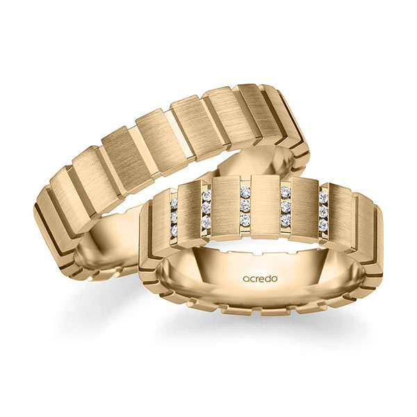 Trouwringen - Rosé goud - A-2654-3