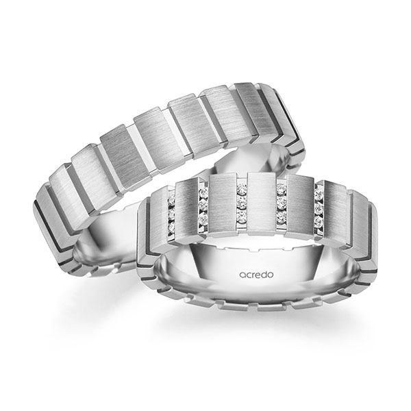 Trouwringen - Wit goud - A-2654-1