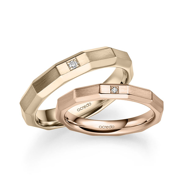 Trouwringen - Rood goud - A-2492-3