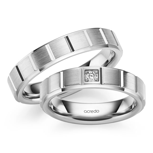 Trouwringen - Wit goud - A-2563-5