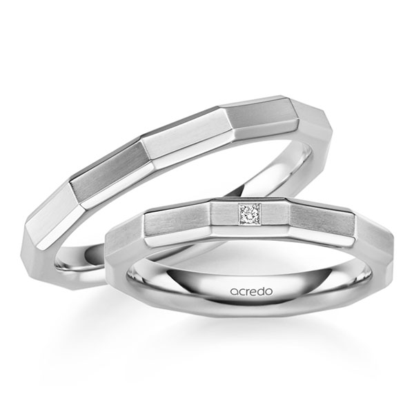 Trouwringen - Wit goud - A-2574-6