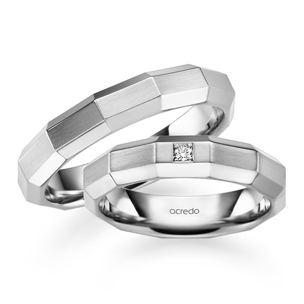 Trouwringen - Wit goud - A-2571-5