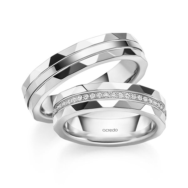 Trouwringen - Wit goud - A-2963-5