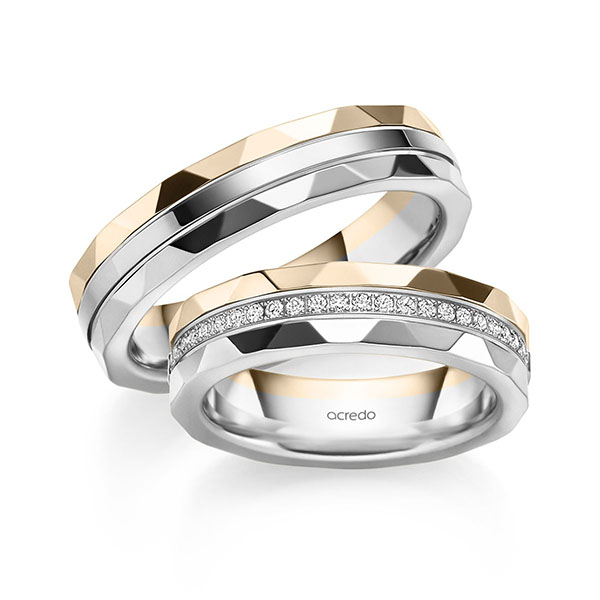 Trouwringen - Signature Goud/Wit goud - A-2963-1