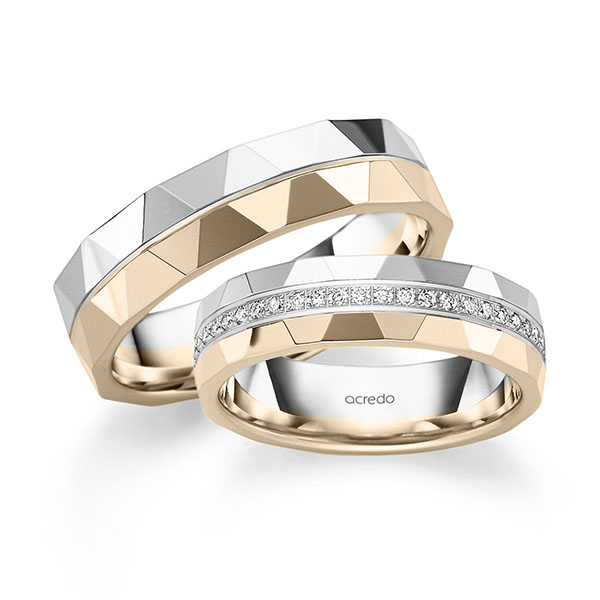 Trouwringen - Signature Goud/Wit goud - A-2652-7