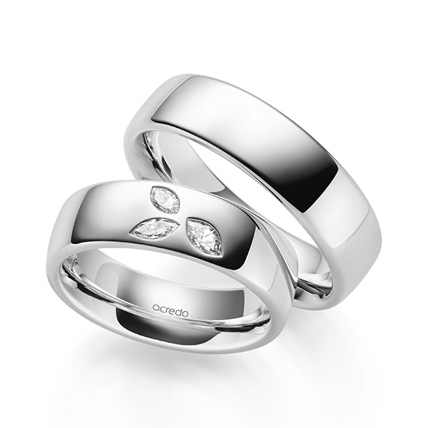 Trouwringen - Wit goud - A-2148-4