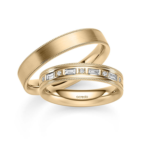 Trouwringen - Rosé goud - S-1378-3