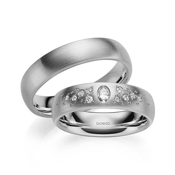 Trouwringen - Platina - A-2124-2
