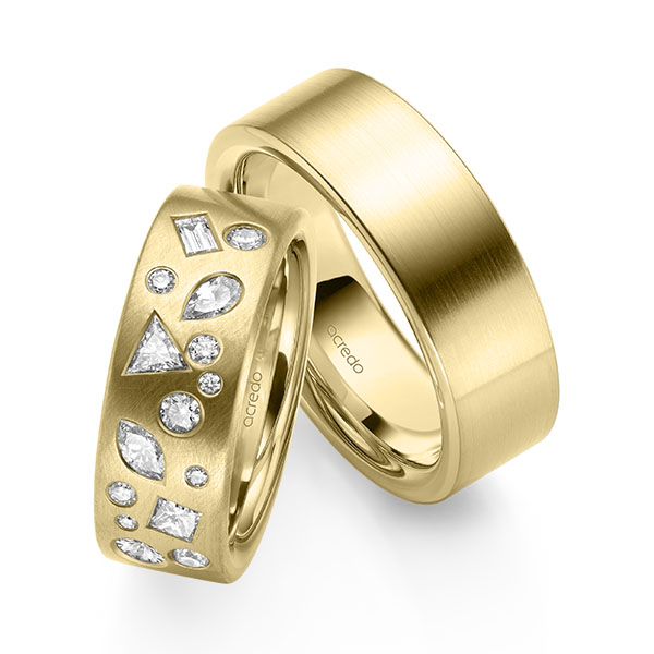 Trouwringen - Geel goud - A-2146-6
