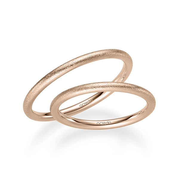 Trouwringen - Rood goud - A-2309-4