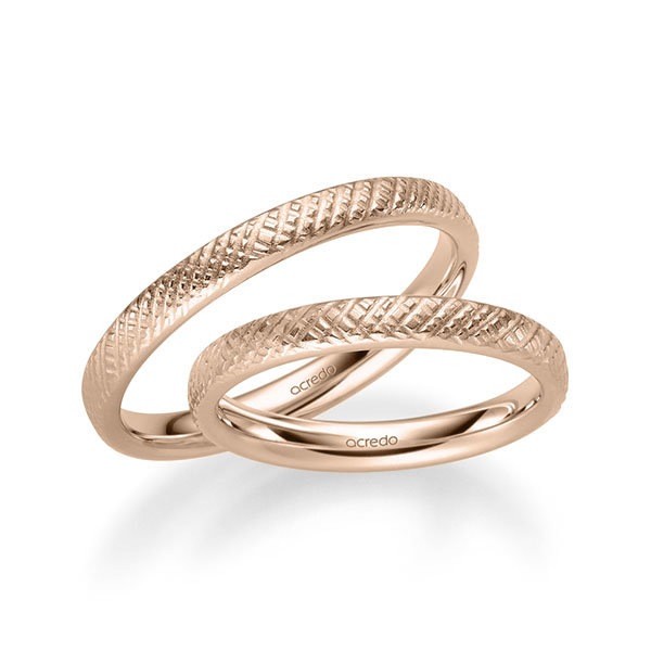 Trouwringen - Rood goud - A-2311-4