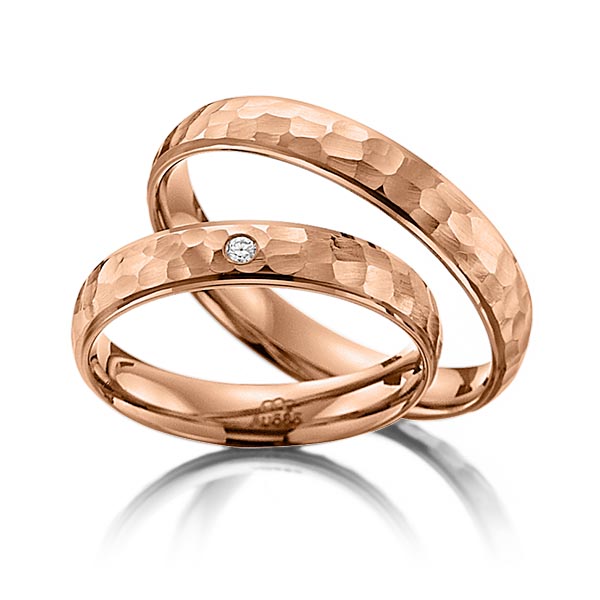 Trouwringen - Rood goud - A-4008-3