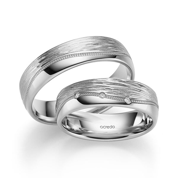 Trouwringen - Wit goud - A-2415-5