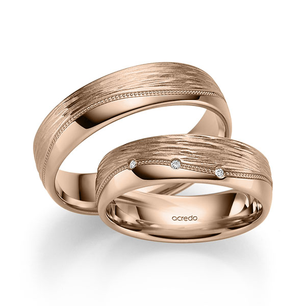 Trouwringen - Rood goud - A-2415-10