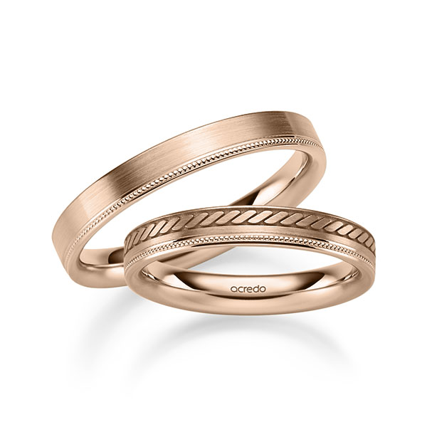 Trouwringen - Rood goud - A-2690-5