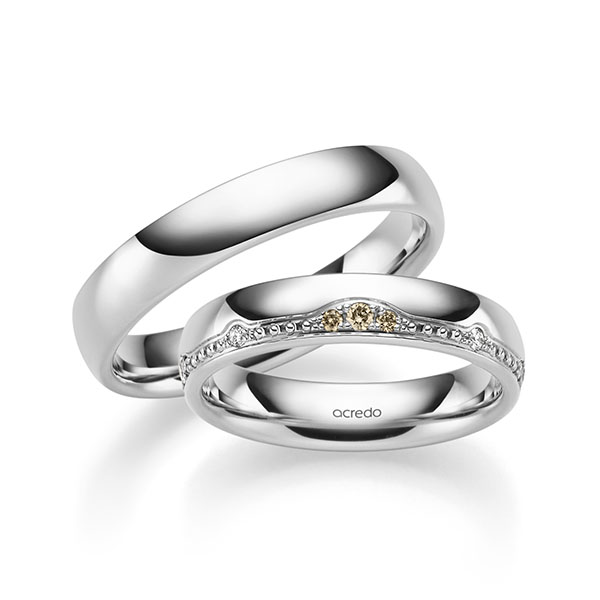 Trouwringen - Wit goud - A-2709-6