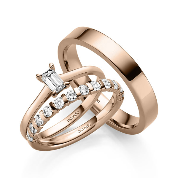 Trouwringen - Rood goud - A-2440-5