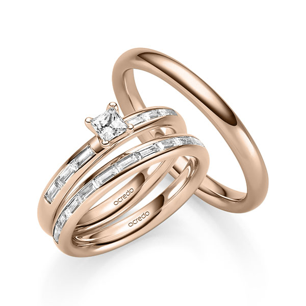Trouwringen - Rood goud - A-2419-5