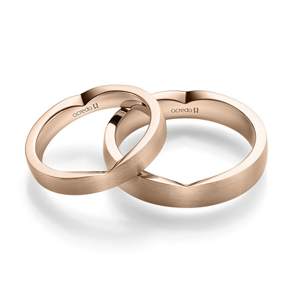 Trouwringen - Rood goud - A-2244-5