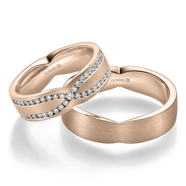 Trouwringen - Rood goud - A-2352-6