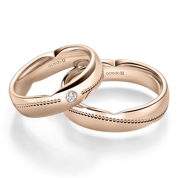 Trouwringen - Rood goud - A-2394-6