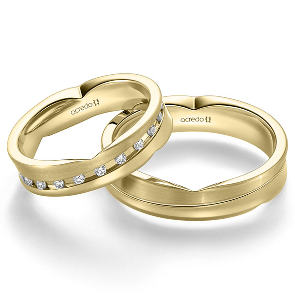 Trouwringen - Geel goud - A-2363-8
