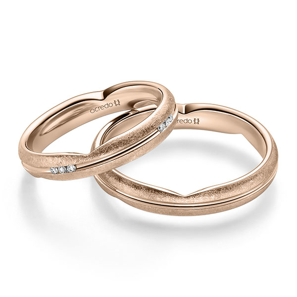 Trouwringen - Rood goud - A-2360-6