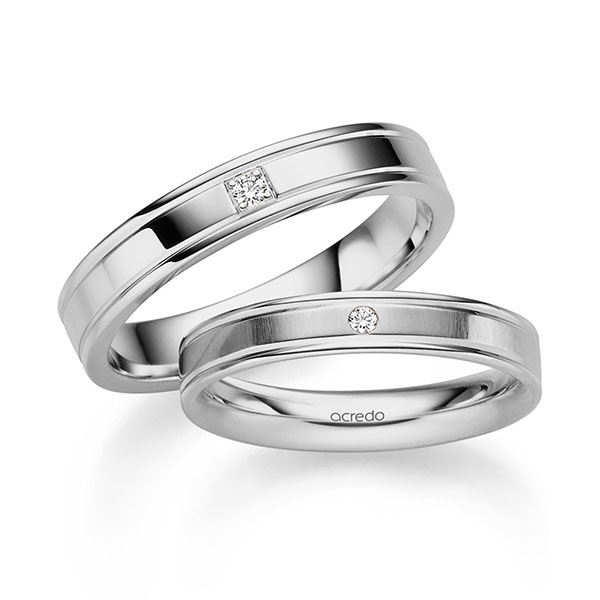 Trouwringen - Platina - S-1342-2