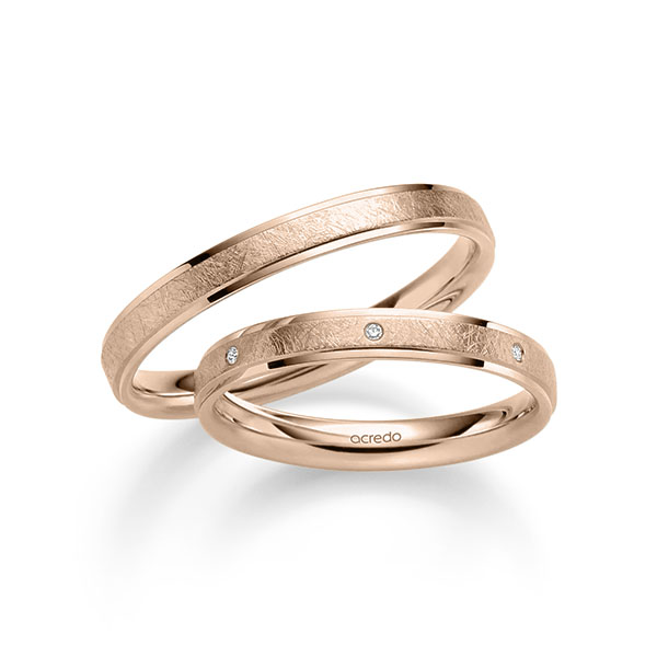 Trouwringen - Rood goud - A-2343-1